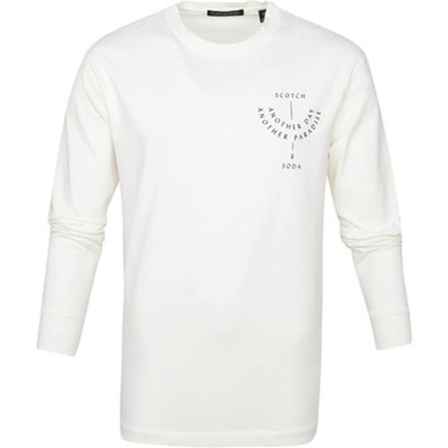 T-shirt T-shirt à Manches Longues Blanc - Scotch & Soda - Modalova