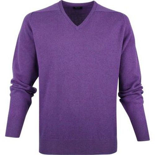 Sweat-shirt Col-V Agneline Violet - William Lockie - Modalova