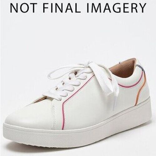 Baskets basses RALLY PIPING LEATHER TRAINERS URBAN WHITE MIX - FitFlop - Modalova