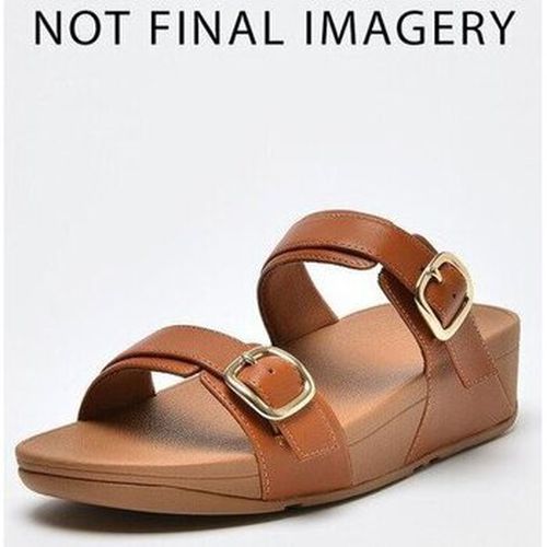 Mules LULU ADJUSTABLE LEATHER SLIDES LIGHT TAN - FitFlop - Modalova