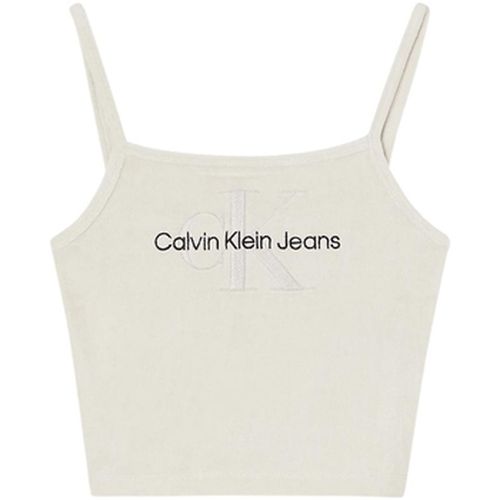T-shirt Debardeur Ref 57436 ACF Ecru - Calvin Klein Jeans - Modalova