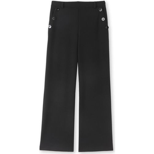 Pantalon by - Pantalon ceinture plate bas large - Daxon - Modalova