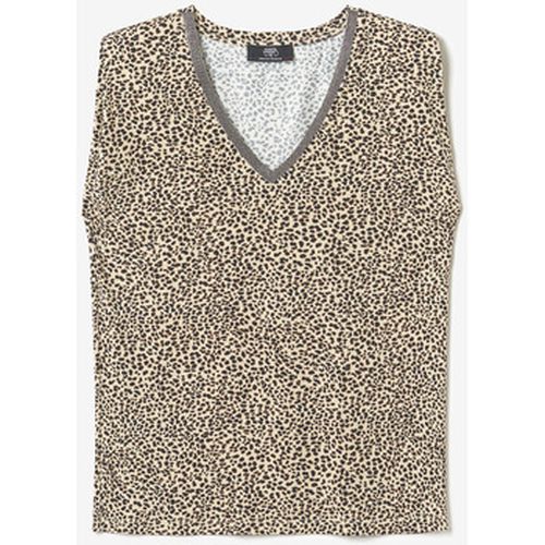 T-shirt Top evan à motif léopard - Le Temps des Cerises - Modalova