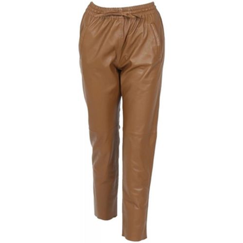 Pantalon Pantalon jogpant en cuir Gift Ref 50426 fauve - Oakwood - Modalova