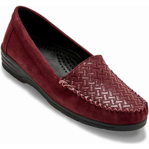 Mocassins Mocassins cuir velours grande largeur - Pediconfort - Modalova