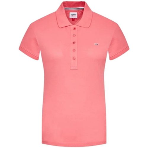 T-shirt Polo Ref 57725 THW Pink alert - Tommy Jeans - Modalova