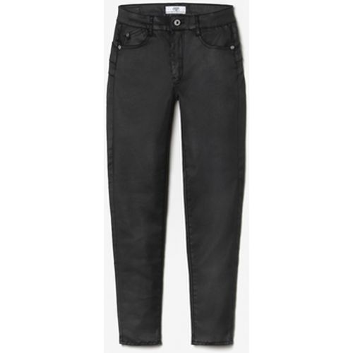 Jeans Pulp slim taille haute 7/8ème jeans enduit n°0 - Le Temps des Cerises - Modalova