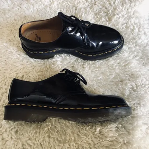 Derbies Dr.Martens 1461 en cuir vernis - Dr. Martens - Modalova