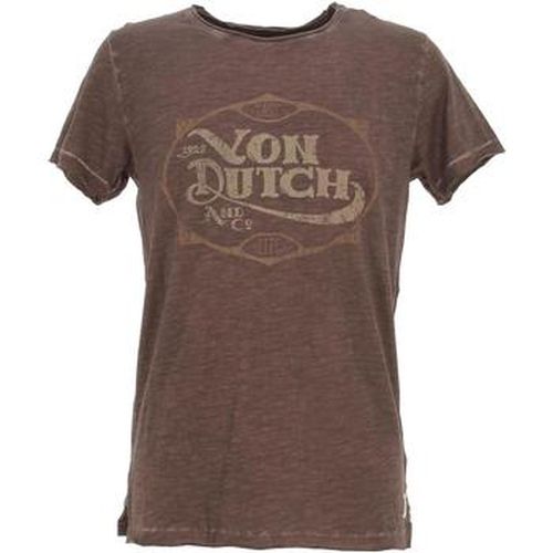 T-shirt Von Dutch Tee retro marron - Von Dutch - Modalova