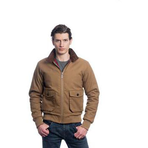 Blouson Blouson matelassé en canvas camel - Harrington - Modalova