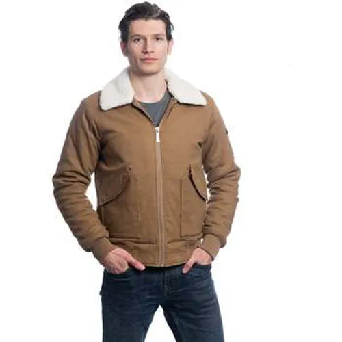 Blouson Blouson aviateur en canvas camel - Harrington - Modalova