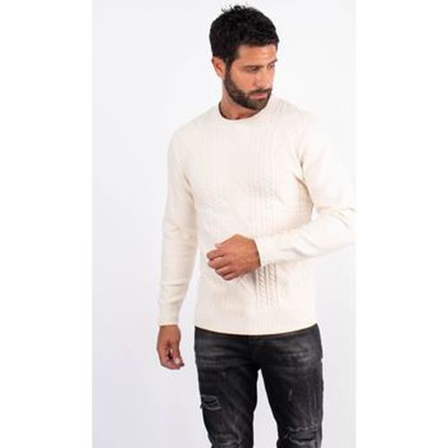 Pull Pull col rond en maille ivoire - Hollyghost - Modalova