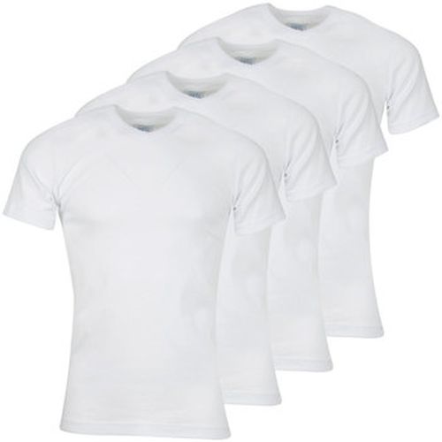 T-shirt Lot de 4 Tee-shirt col V Coton Bio - Athena - Modalova
