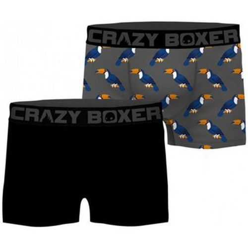 Boxers CRAZYBOXER 2 Boxers Bio Toucan BCBX2 ANIM Gri - Crazy Boxer - Modalova