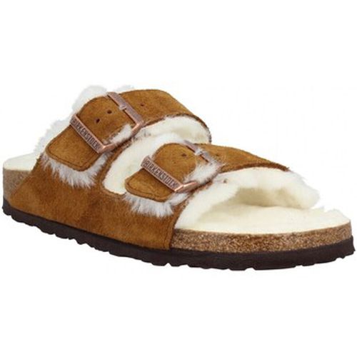 Sandales Arizona Shearling Narrow Fit Suede Mink - Birkenstock - Modalova