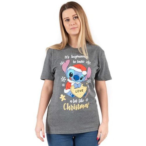 T-shirt Beginning To Taste A Lot Like Christmas - Lilo & Stitch - Modalova