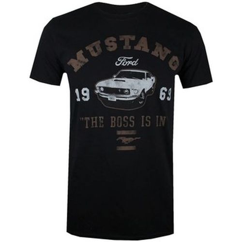 T-shirt Mustang The Boss Is In - Ford - Modalova