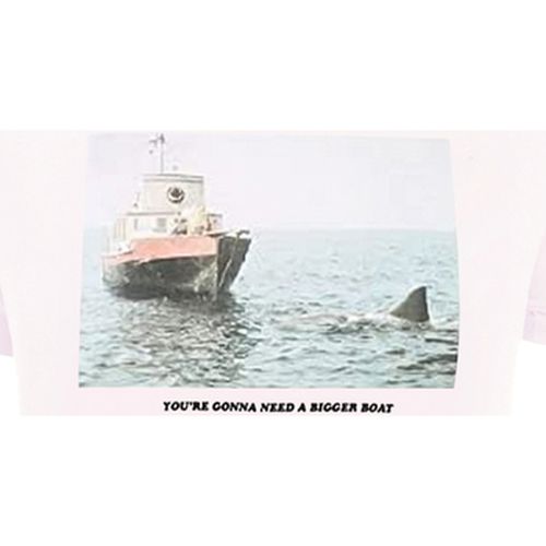T-shirt Jaws Bigger Boat - Jaws - Modalova