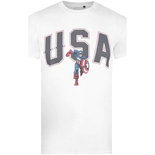 T-shirt Captain America USA - Captain America - Modalova