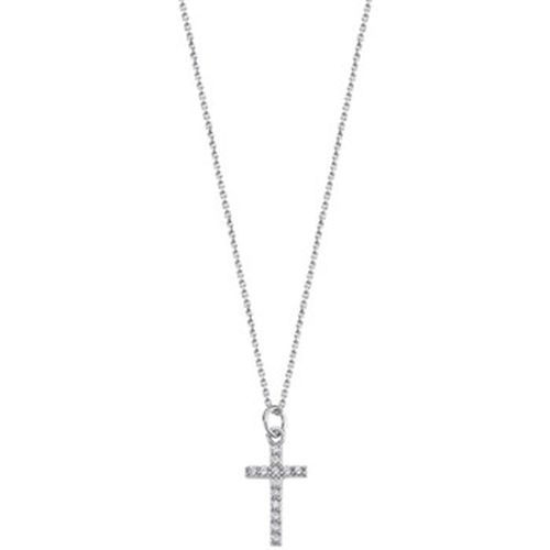 Collier Collier Silver croix oxydes - Lotus - Modalova