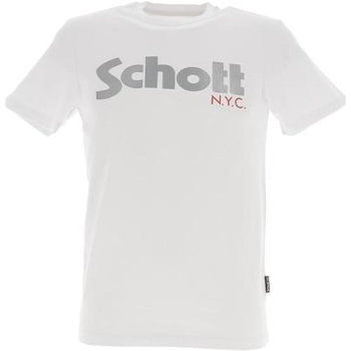 T-shirt T shirt serigraphie logo - Schott - Modalova