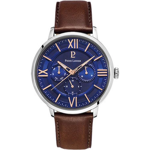 Montre BEAUCOUR Cadran Bracelet Cuir Brun - Pierre Lannier - Modalova