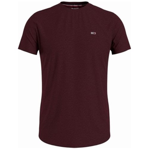 T-shirt T Shirt chine Tommy Jeans Ref 58078 VLP Bordeaux - Tommy Hilfiger - Modalova