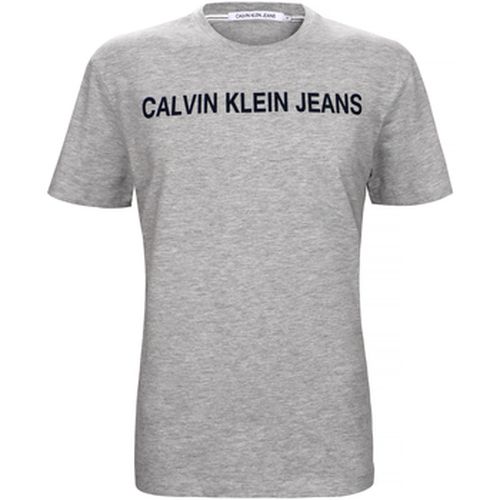 T-shirt T-shirt CK crew grey - Calvin Klein Jeans - Modalova