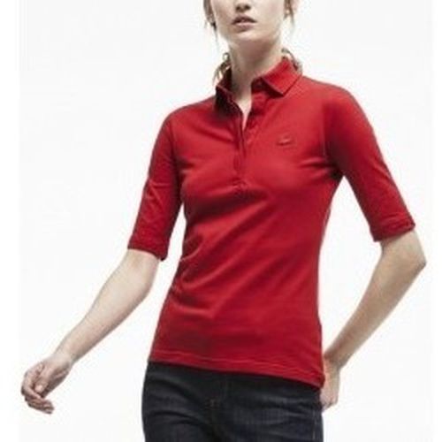 T-shirt Lacoste Polo Femme rouge - Lacoste - Modalova