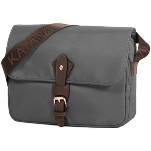 Sac bandoulière Besace Nylon Garni Croûte De Cuir De Vachette K 29301 - Katana - Modalova