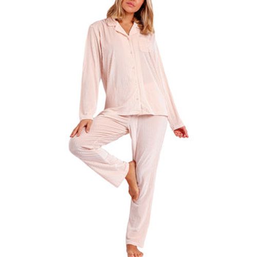 Pyjamas / Chemises de nuit Pyjama velours tenue pantalon chemise Elegant Stripes - Admas - Modalova