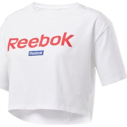 T-shirt Linear Logo Crop Tee - Reebok Sport - Modalova
