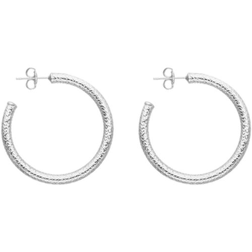 Boucles oreilles Boucles D'oreilles En Argent Créoles Tubes Python Moyen - Orusbijoux - Modalova