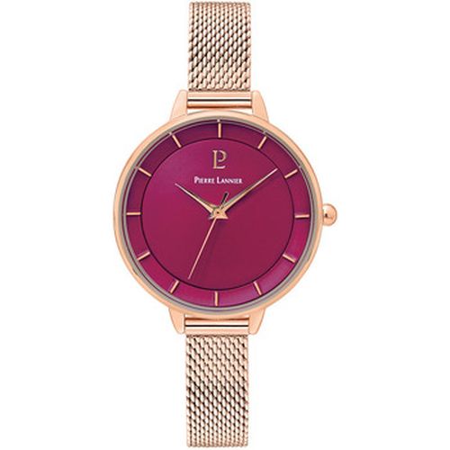 Montre Montre DELICE Framboise Acier milanais Doré - Pierre Lannier - Modalova