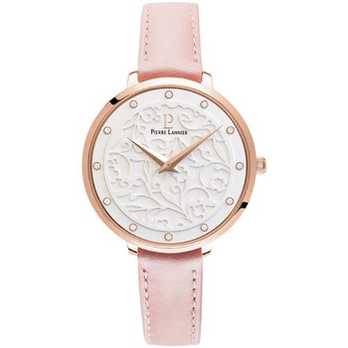 Montre EOLIA Cadran Bracelet Cuir Rose - Pierre Lannier - Modalova