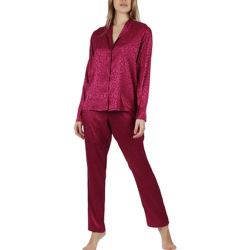Pyjamas / Chemises de nuit Pyjama tenue d'intérieur pantalon chemise Satin Leopard - Admas - Modalova