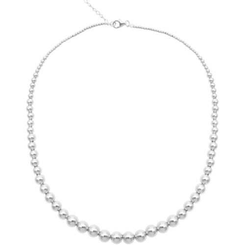 Collier Collier Argent Rhodié Chaine Boules - Orusbijoux - Modalova