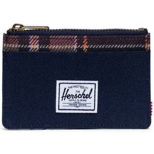 Portefeuille Oscar RFID Peacoat/Peacoat Plaid - Herschel - Modalova