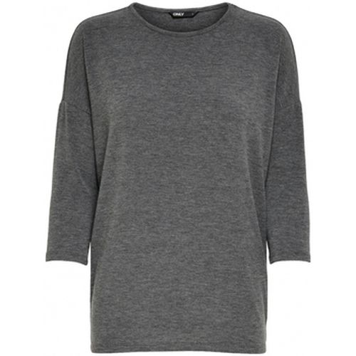 Sweat-shirt Top Glamour 3/4 - Dark Grey Melange - Only - Modalova