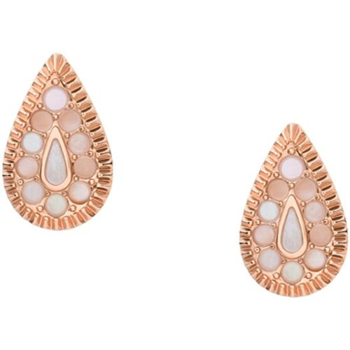 Boucles oreilles Clous d'oreilles Mosaic Teardrop en nacre - Fossil - Modalova