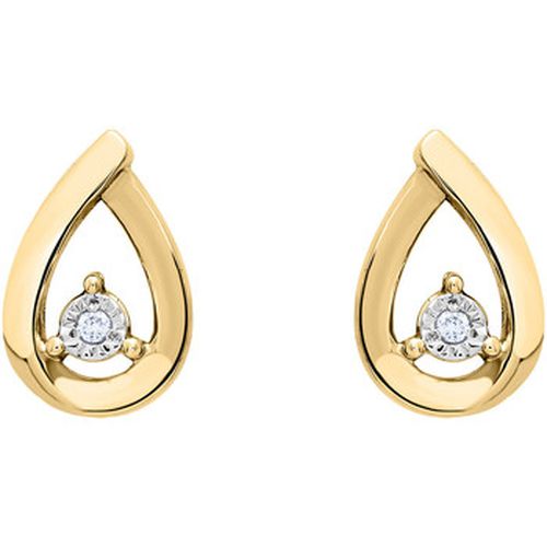 Boucles oreilles Boucles d'oreilles diamant or 9 carats - Brillaxis - Modalova