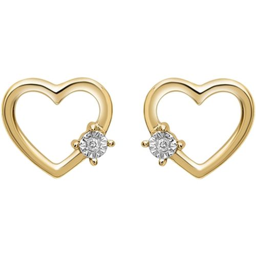 Boucles oreilles Boucles d'oreilles diamant en or 9 carats - Brillaxis - Modalova