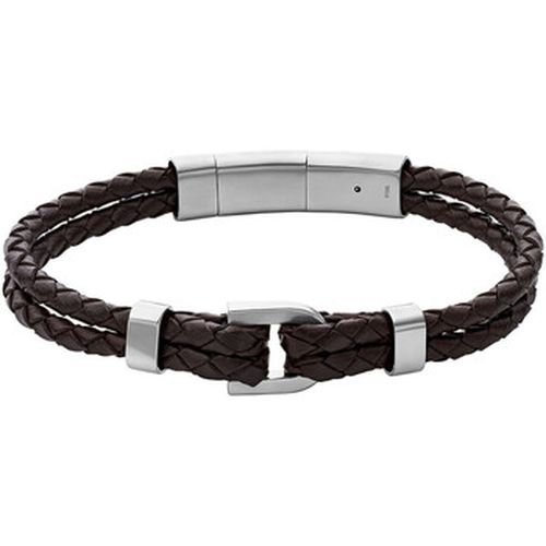 Bracelets Bracelet Heritage D-Link cuir brun - Fossil - Modalova