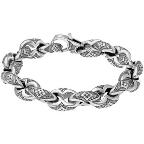 Bracelets Bracelet Argent Structure Tribal Maille Grain De Café - Orusbijoux - Modalova