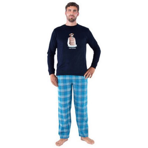 Pyjamas / Chemises de nuit Pyjama long en pur coton jersey et bas en Flanelle THE FATHER - Achile - Modalova