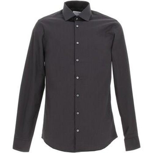 Chemise Stretch collar print slim shirt blk - Calvin Klein Jeans - Modalova