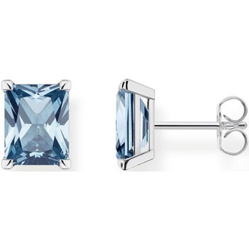 Boucles oreilles Boucles d'oreilles argent oxyde bleu rectangulaire - Thomas Sabo - Modalova