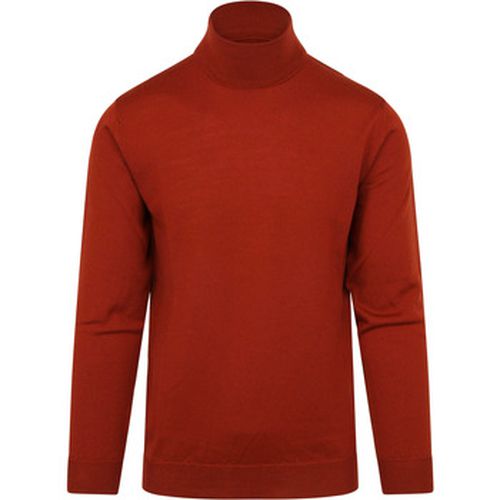Sweat-shirt Pull Mérinos Col Roulé Orange - Suitable - Modalova
