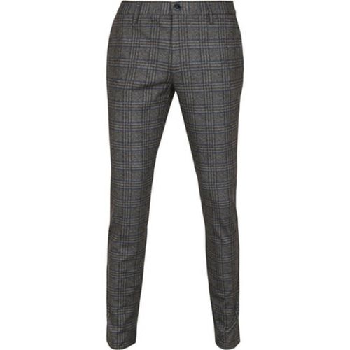 Pantalon Chino Rob Stretch A Carreaux - Alberto - Modalova