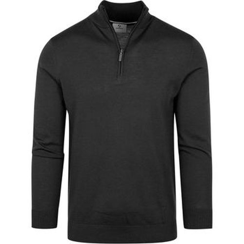 Sweat-shirt Pull Demi-Zip Mérinos Anthracite - Suitable - Modalova